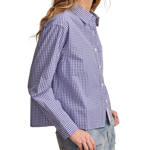 Lucky Brand Cropped Button Down - Picture 5 of 5